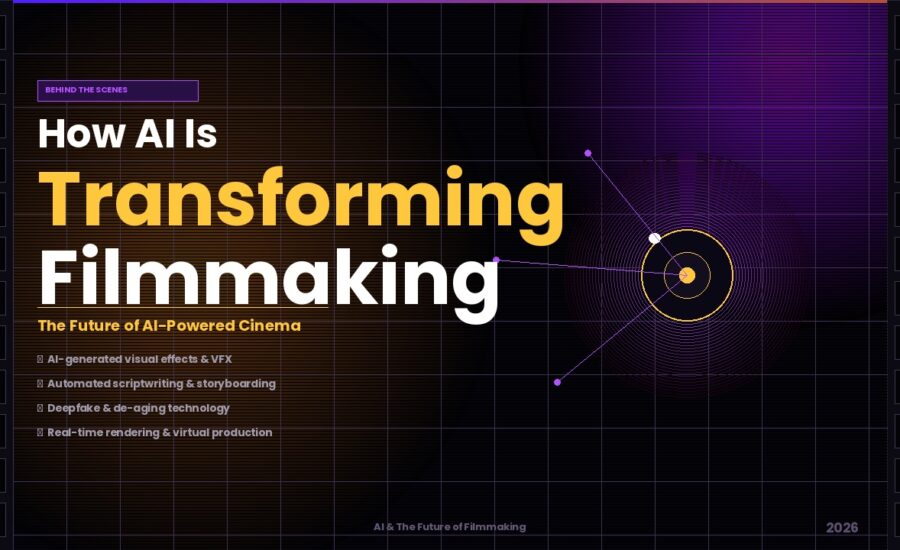 How AI Is Transforming the Future of Filmmaking